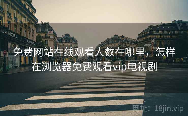 免费网站在线观看人数在哪里，怎样在浏览器免费观看vip电视剧